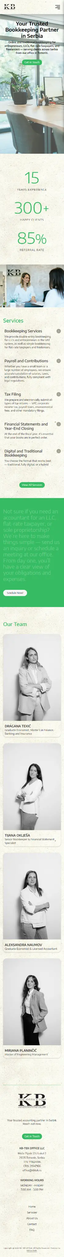 kb-tek office accounting agency mobile preview